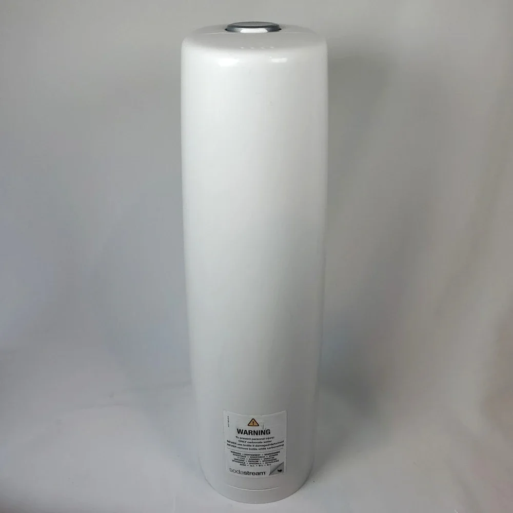 SodaStream Fizzi SPT-001 Sparkling Water Machine White and Chrome + CO2 Canister